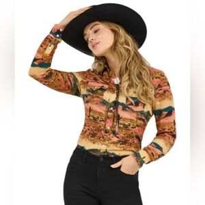 Wrangler Old West Pearl Snap Western Shirt